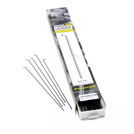 Pinna sapim leader, 2,34 x 215mm 13g, kirkas, rst, 100kpl/ltk, ei sis nippeleitä - Pinnat ja nippelit - GNLE1321500 - 1