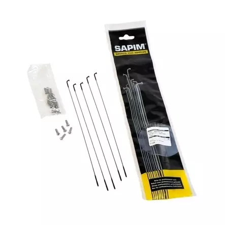 Puola Sapim, Cx-Ray Musta 282mm, 20 Kpl/Ltk - Pinnat ja nippelit - 61310 - 2