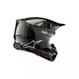 Alpinestars Helmet S-M10 2206 Solid Glossy Carbon - CROSSIKYPÄRÄT - 696-8300123-1188-0 - 2