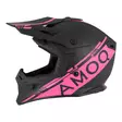 AMOQ Meteor V2 Helmet Black/Pink - CROSSIKYPÄRÄT - 645-24160006-0 - 2