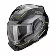 Avattava Kypärä Scorpion EXO-Tech Evo Pro Commuta Musta/Hopea/Keltainen - AVATTAVAT- JA AVOKYPÄRÄT - 649-2425-0 - 1