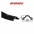 Vanne Rodi 26" Westwood 24-584, Alumiini, Musta - VANTEET OSINA - 62840 - 1