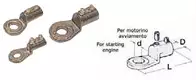 Akku Kaapeli 75 Mm Pakkaus 6 Kpl - AKKUKENGÄT JA LIITTIMET - M14-034-30 - 1