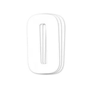 Blackbird Kilpanumerot Valkoinen 3kpl/Srj 16x7,5cm 0 - TARRAT - 381-5048-10-0 - 1