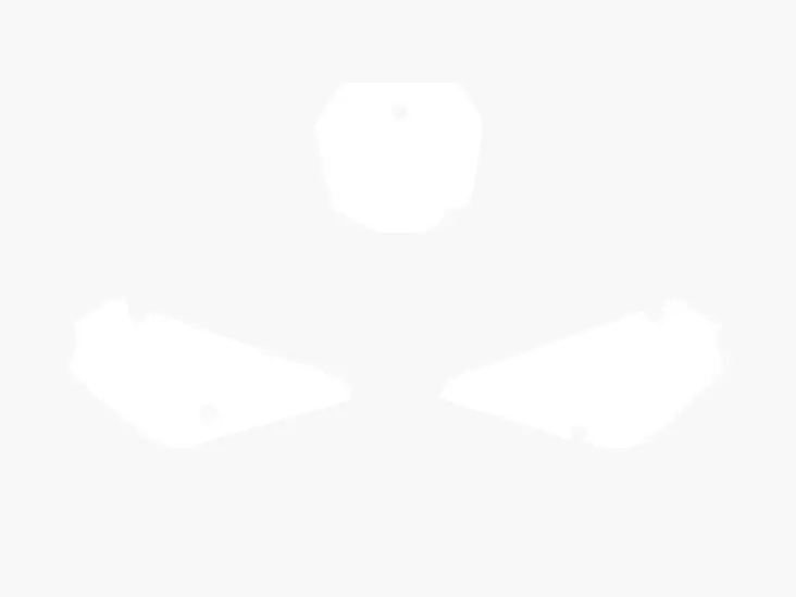 Blackbird Numeropohjat Valkoinen Rm85 02-15 - MÖNKIJÄN OSAT - 381-331110 - 1