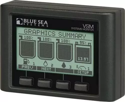Blue Sea Blue Sea Vessel System Monitor Vsm 422 - MITTARIT JA ANTURIT - 134-1800 - 1