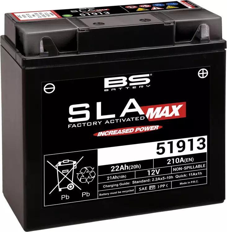 Bs Battery 51913 (Fa) Sla Max - Sealed & Activated - AKUT - 140-300860 - 1