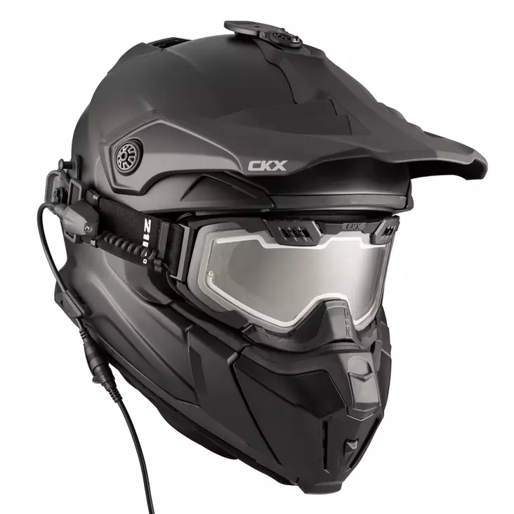 Ckx Kypärä + Lasit Sähkölinssillä Titan Mattamusta Xs - KELKKAKYPÄRÄT - 58-2002-0 - 1