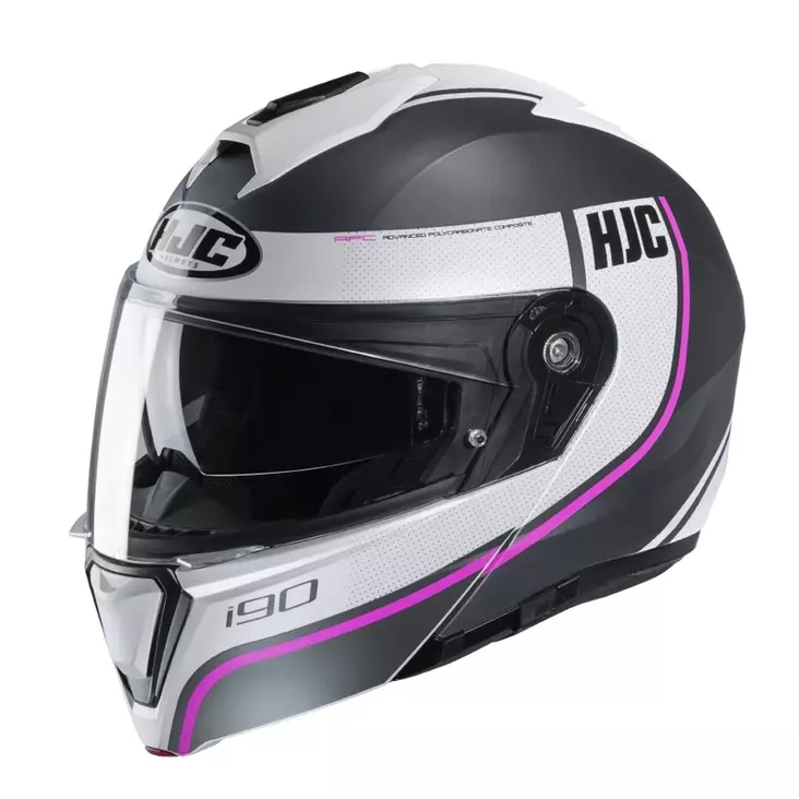 Hjc Kypärä I90 Davan Pink Mc8sf Xs 54-55cm - AVATTAVAT- JA AVOKYPÄRÄT - 630-20092-0 - 1