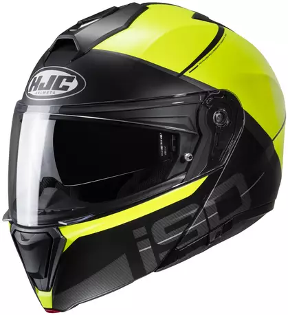 Hjc Kypärä I90 May Fluo Keltainen/Musta Mc3hsf - AVATTAVAT- JA AVOKYPÄRÄT - 630-23136-0 - 1