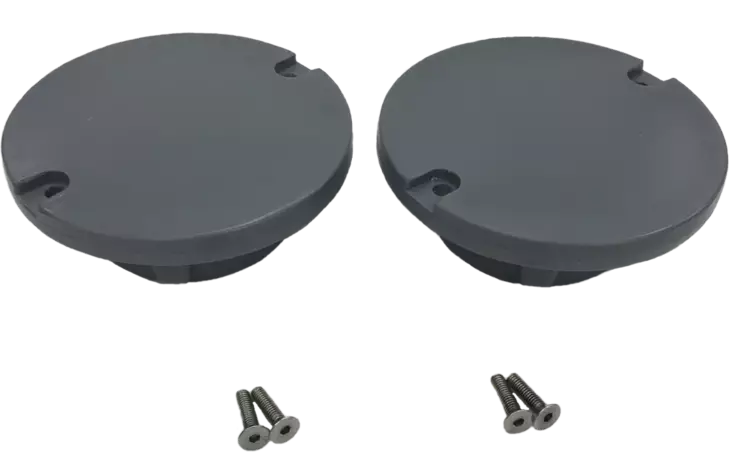 Jetport Kansi Putkikiinnitys Reiälle, Harmaa (2kpl) - VESIJETTI LAITURIEN TARVIKKEET - 116-03-14000 - 1