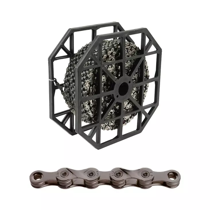 KETJU 9-V KMC X9 GREY, 1/2 X 11/128", 50M BULK - KETJUT 9-VAIHTEISIIN POLKUPYÖRIIN - WR09G0000 - 1