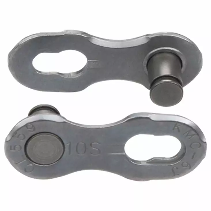 Ketjulukko Kmc Missinglink 10Nr, Ept Silver, Shimano,Campag., Sram, 2 Kpl/Pkt - POLKUPYÖRÄN KETJULUKOT - C10EPTNR0 - 1