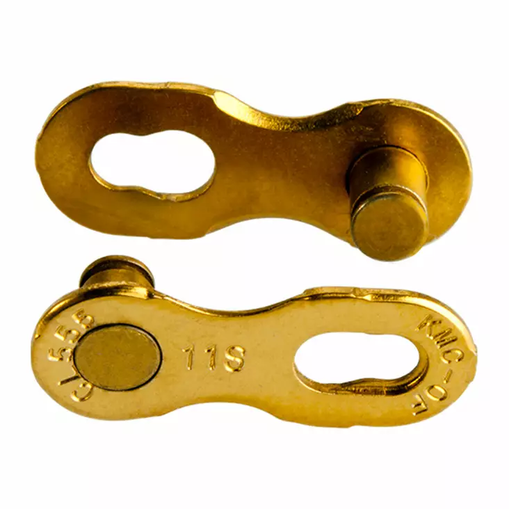 Ketjulukko Kmc Missinglink 11R, Ti-N Gold, 2Kpl/ Pkt - POLKUPYÖRÄN KETJULUKOT - C11GR0000 - 1