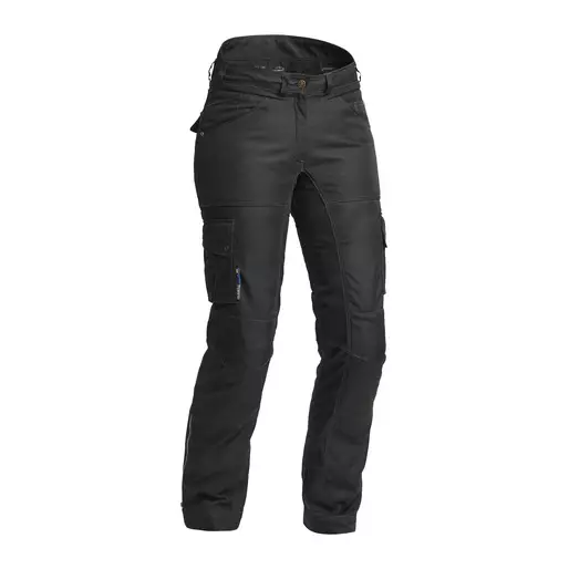 Lindstrands Tekstiilihousu Zion Naisten Lyhyt Malli Musta - MP AJOHOUSUT - 720-20071000-S40 - 4