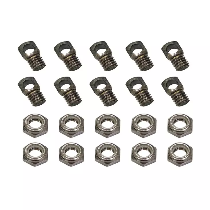 Lokasuojan kiinnikkeet, reikäpultti ja mutterit, 10kkpl/ pss - POLKUPYÖRÄN LOKASUOJAT - 41-300 - 1