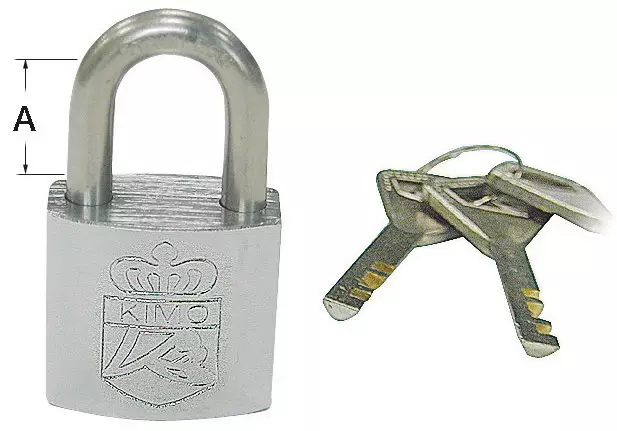 LUKKO 50X31MM RST - KETJU JA LEVY LUKOT - M38-021-50 - 1
