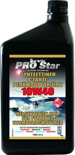 Moniaste 4-Tahti 10w40 Gal. Perämoot.Öljy Synt. 3,78l - MOOTTORIÖLJYT - 136-28200 - 1