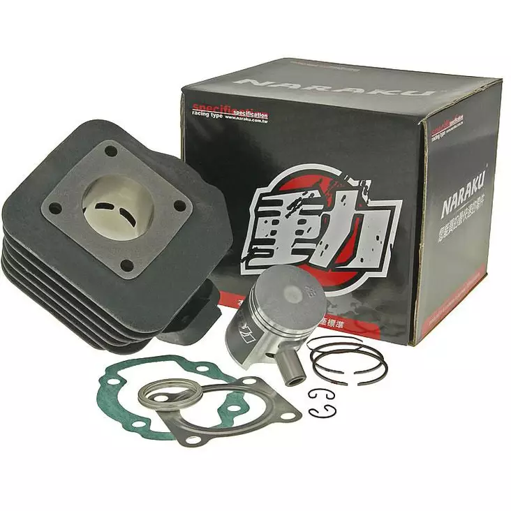 Naraku Sylinterisarja, 50cc, Kymco 2-T Gr1-, Sa10-, Sc10-Moottori - MOPON SYLINTERISARJAT - 301-1120 - 1