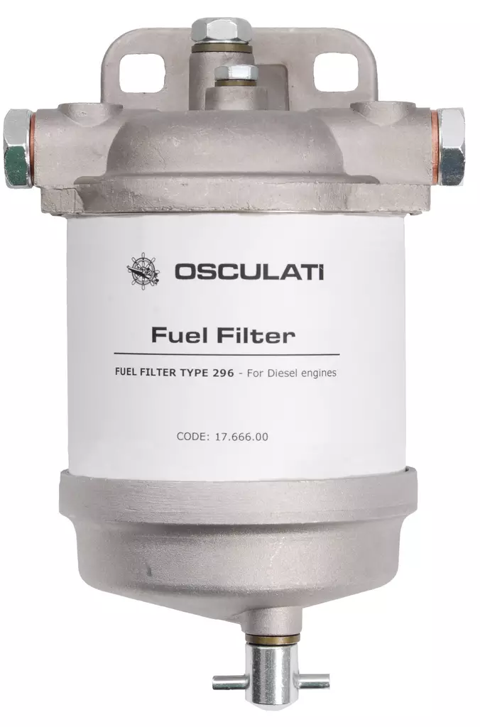Osculati Diesel Suodatin Cav 296 W/Water Drain - SUODATTIMET - M17-666-00 - 1