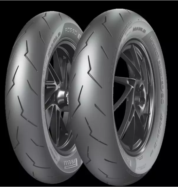 Pirelli Diablo Rosso Scooter Sc 120/80 - 12 M/C 55p Tl Re. - SKOOTTERIN RENKAAT - 53-3626100 - 1
