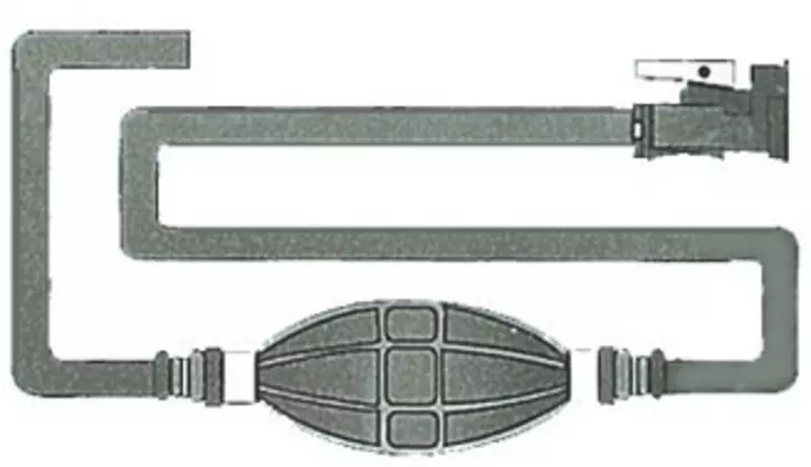 Polttoaineletku+Liitin Omc - POLTTOAINEPUMPUT JA OSAT - M52-731-70 - 1