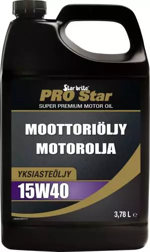 Pro Star 4-Tahti Moottoriöljy 15w40 3,78l - MOOTTORIÖLJYT - 136-28000 - 1
