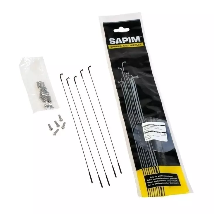 Puola Sapim, Cx-Ray Musta 282mm, 20 Kpl/Ltk - Pinnat ja nippelit - 61310 - 1