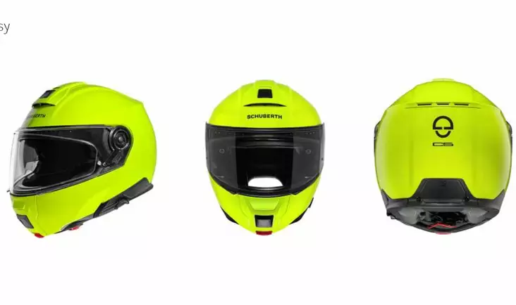 Schuberth Kypärä C5 fluo Keltainen - AVATTAVAT- JA AVOKYPÄRÄT - 51-2203-0 - 1