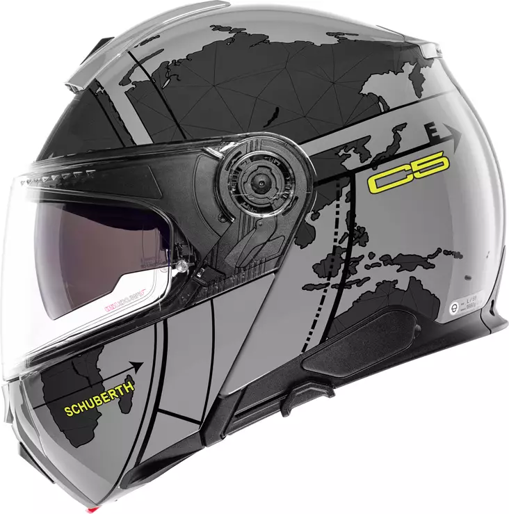 Schuberth Kypärä C5 Globe Harmaa - AVATTAVAT- JA AVOKYPÄRÄT - 51-2301-0 - 0