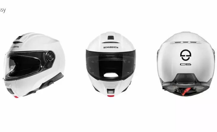 Schuberth Kypärä C5 Valkoinen - AVATTAVAT- JA AVOKYPÄRÄT - 51-2201-0 - 1