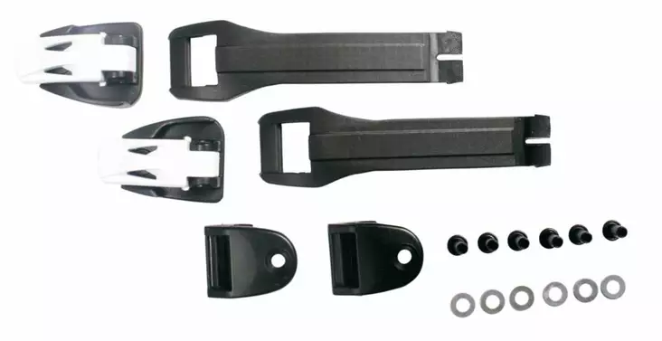 TCX COMP Junior Strap kit black/white 2pcs - CROSSIKENKÄTARVIKKEET - 651-025-10 - 1