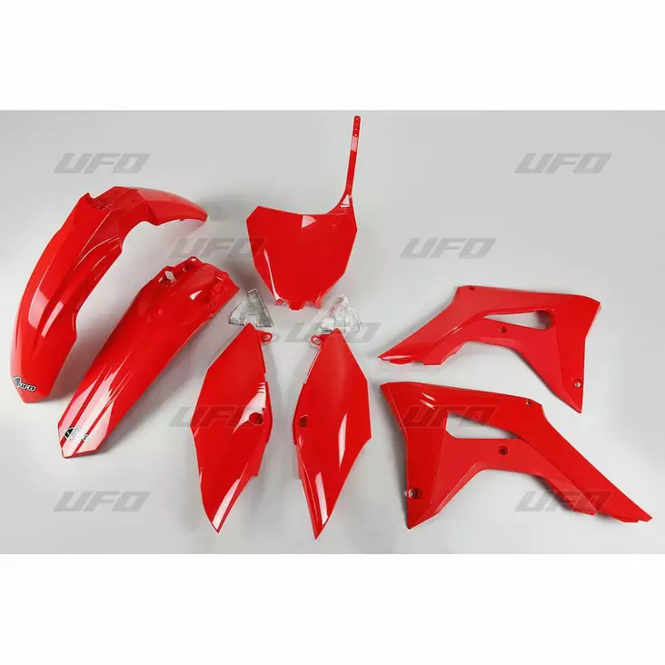 UFO MUOVISARJA 5-OSAINEN PUNAINEN 070 CRF250R 18- / CRF450 2017- - CROSSIN TÄYDELLISET MUOVISARJAT - 650-K119-070 - 1