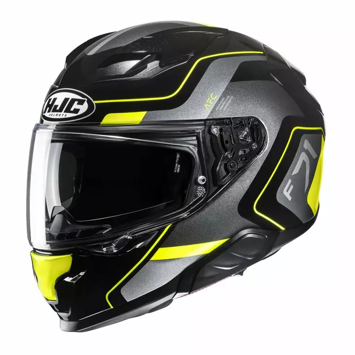 Umpikypärä HJC F71 Arcan MC3H Black/Fluo Yellow - UMPIKYPÄRÄT - 630-24060-0 - 1