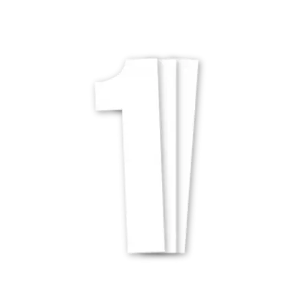 Blackbird Kilpanumerot Valkoinen 3kpl/Srj 13x7cm 1 - TARRAT - 381-5047-10-1 - 2