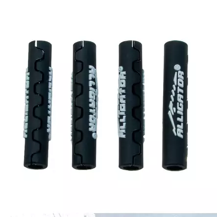 Vaijerinkuoren Suoja Alligator Sahalaita, Jarruvaijeriin 5 Mm, 4Kpl/Pkt, Musta - POLKUPYÖRÄN VAIJERIT - 63111 - 2