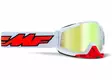 Ajolasit FMF POWERBOMB Goggle Rocket Valkoinen - True Gold Linssi - CROSSILASIT - 675-21005-1 - 2