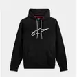 ALPINESTARS HOODIE ANGLESS V2 MUSTA/HARMAA S - MP AJOTAKIT - 697-1232-51010-101 - 1