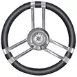 Osculati Steer.Wheel C Ss/Black 350mm - OHJAUSPYÖRÄT - M45-137-01 - 0
