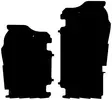 Polisport Jäähdyttäjän Ritiläpari Kx450f 16-18 Musta - CROSSIN JÄÄHDYTTÄJÄN RITILÄT - 179-8457800001 - 1