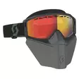 Scott Goggle Primal Safari Facemask LS black ls red chrome - Ajovarusteet ja Vapaa-ajan vaatteet - 620-2102-1 - 1