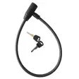 Vaijerilukko cavo, 10/65cm, matta musta - POLKUPYÖRÄN LUKOT JA OSAT - 45-111 - 1