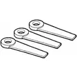 Varateräsarja Polycut (3 Kpl) - TRIMMERIN SIIMAPÄÄT - 55-341 - 1