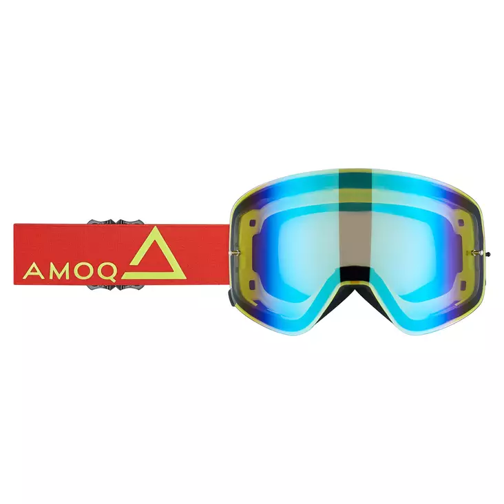 Ajolasit Amoq vision magnetic red-hivis - gold mirror - MP AJOLASIT - 645-22230364-1 - 1