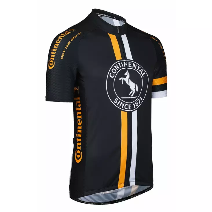 AJOPAITA LYHYT CONTINENTAL, MUSTA-KELTAINEN, M - PYÖRÄILYPAIDAT - 1766041 - 1