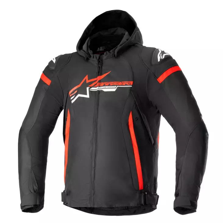 Ajotakki Alpinestars Zaca Vedenpitävä Musta/Punainen/Valkoinen - MP AJOTAKIT - 692-3206423-1342-1 - 1