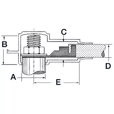 Akkukenkien Suoja Punainen 18mm - AKKUKENGÄT JA LIITTIMET - M14-988-01 - 3