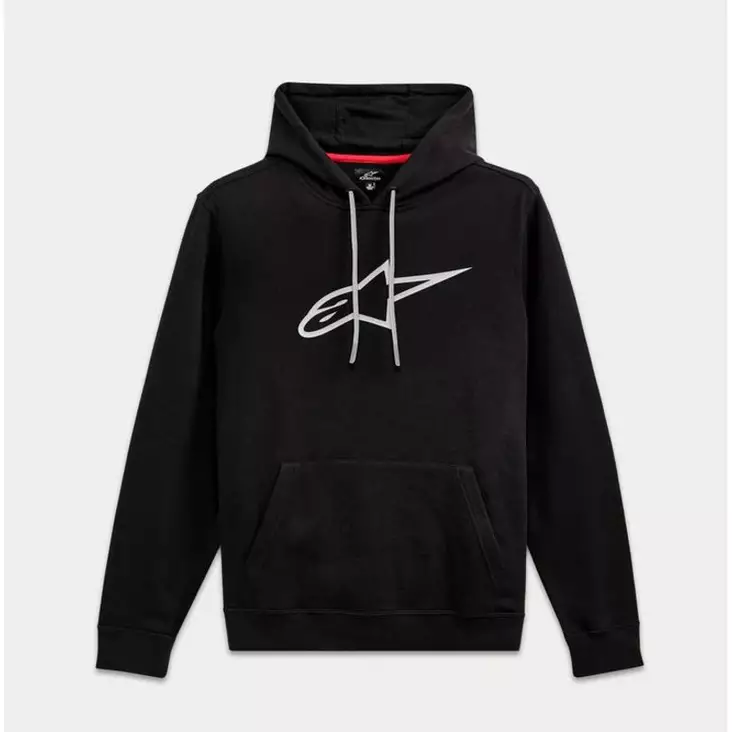 ALPINESTARS HOODIE ANGLESS V2 MUSTA/HARMAA S - MP AJOTAKIT - 697-1232-51010-101 - 1