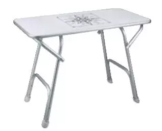 Alumini Pöytä 88x44 Nelisk. - KANSITUOLIT JA PÖYDÄT - M48-354-01 - 1
