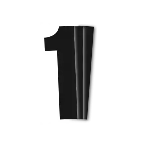 Blackbird Kilpanumerot Musta 3kpl/Srj 13x7cm 1 - TARRAT - 381-5047-20-1 - 1